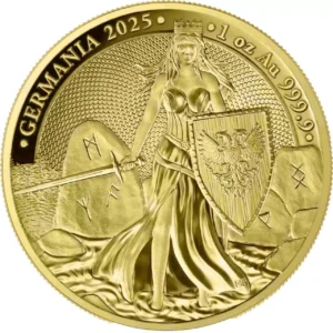 Złota moneta Germania 1 uncja złota 2025 PROOF