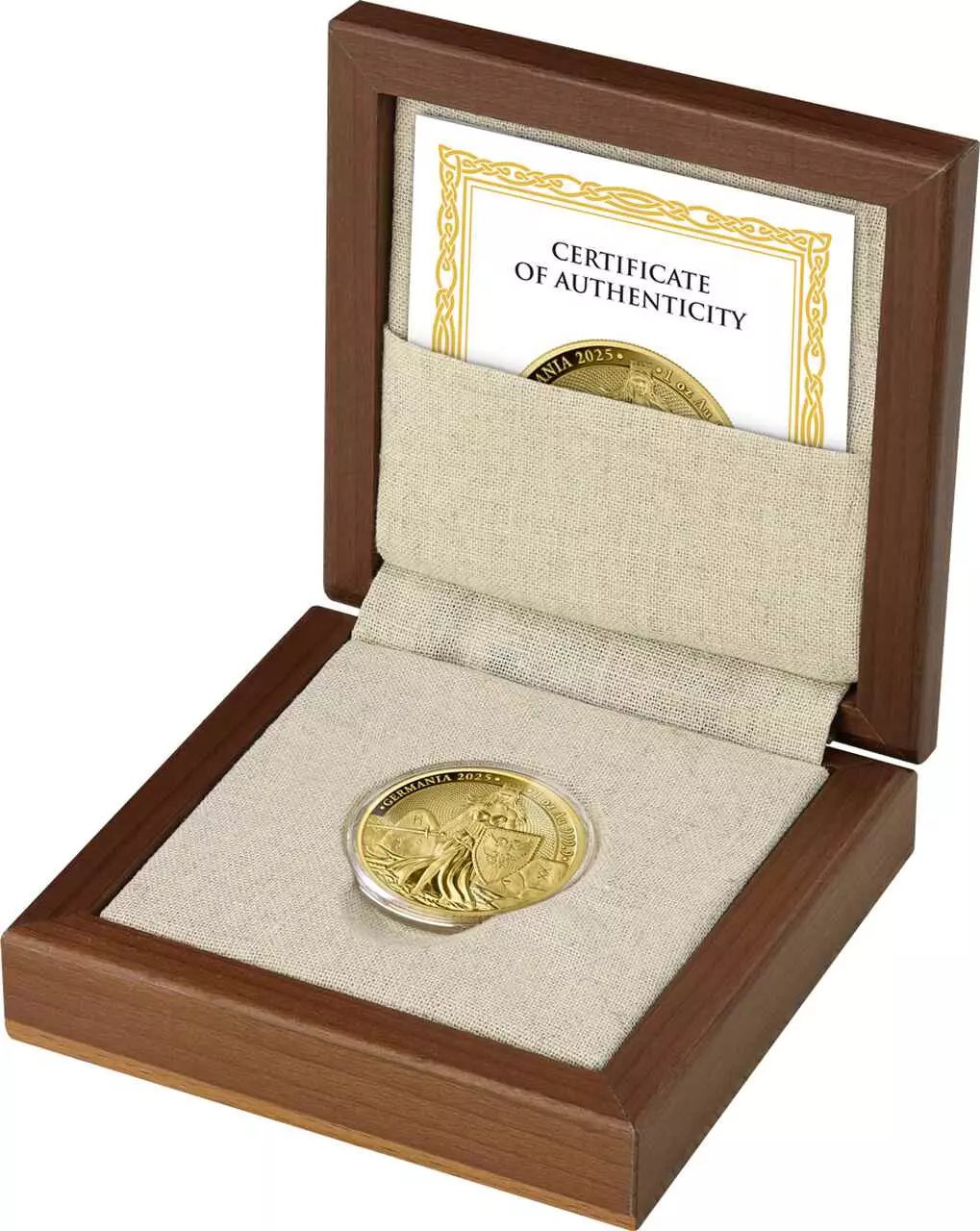 Złota moneta Germania 1 uncja złota 2025 PROOF - obrazek 4