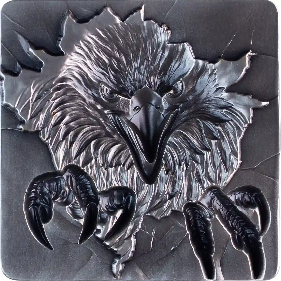 Srebrny Numizmat Furious Beasts: The Eagle 2 uncje srebra Stackable