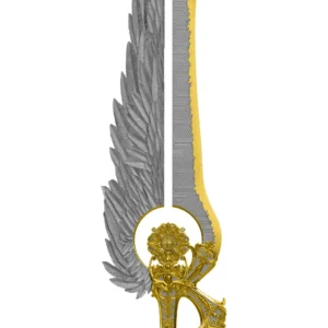 Srebrny Numizmat Sword of St. Uriel 2.5 uncji srebra 2025 Yellow Gold Edition
