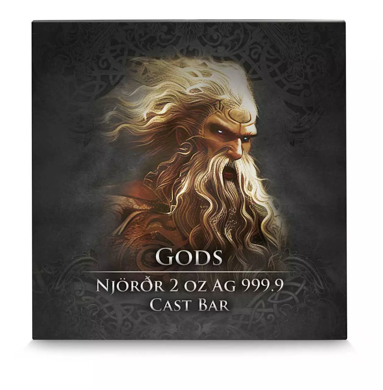Njörðr Gods 2 uncje srebra Sztabka Lana - obrazek 6