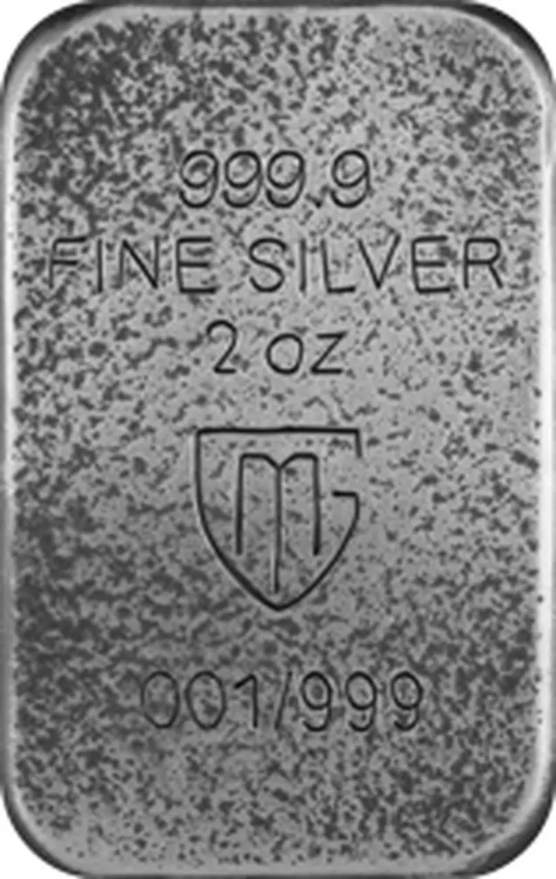 Njörðr Gods 2 uncje srebra Sztabka Lana - obrazek 2