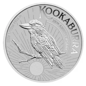 Platynowa moneta Kookaburra 1/10 uncji platyny 2025