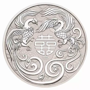 Srebrna moneta Double Phoenix Chinese Myths and Legends 1 uncja srebra 2025