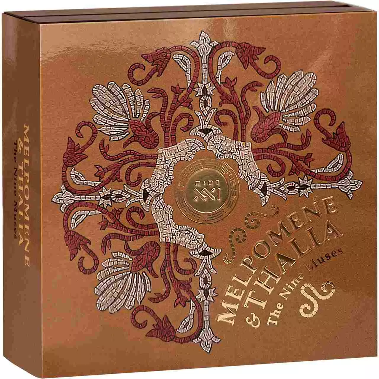 Srebrna moneta Melpomene and Thalia The Nine Muses 2 uncje srebra 2025 - obrazek 3