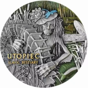 Srebrna moneta Utopiec Słowiańskie Bestie 3 uncje srebra 2024