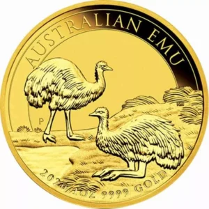 Złota moneta Australijski Emu 1 uncja Złota 2020