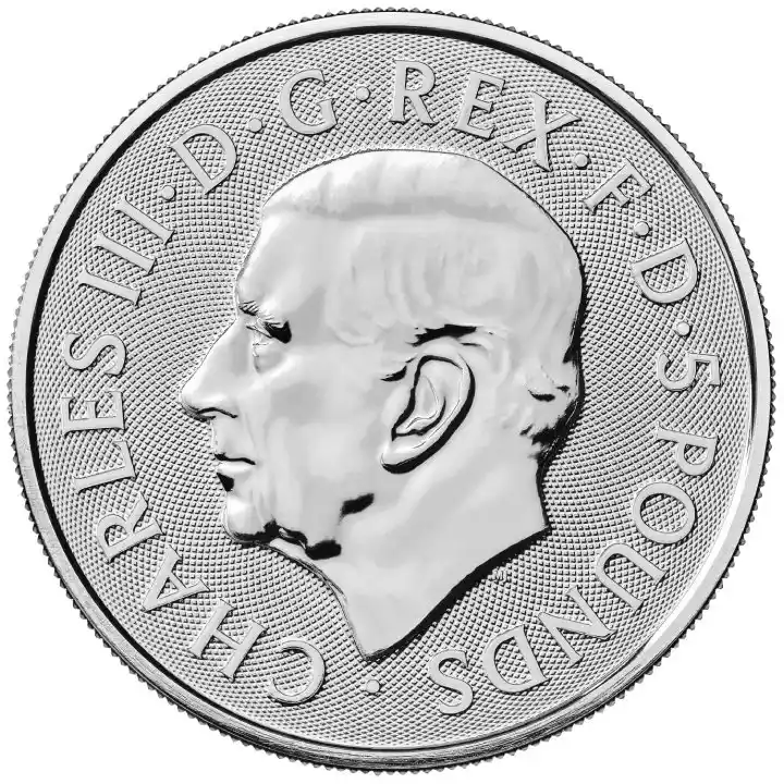 Srebrna moneta The Royal Tudor Beasts The Greyhound of Richmond 2 uncje Srebra 2025 - obrazek 2