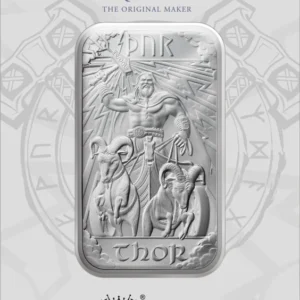 Srebrna sztabka Thor Norse Gods 10 uncji srebra