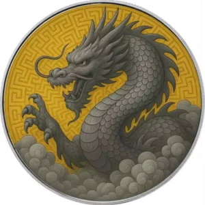 Amerykański Orzeł 1 uncja Srebra 2025 Dragon of Order