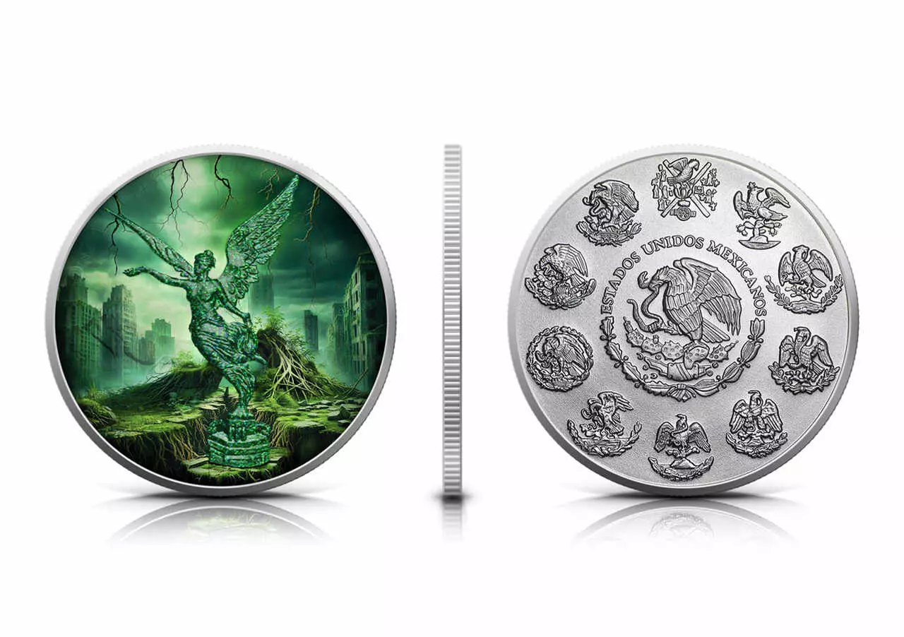 Srebrna moneta Earth The Forces of Nature Mexico Libertad 1 uncja srebra 2024 - obrazek 2