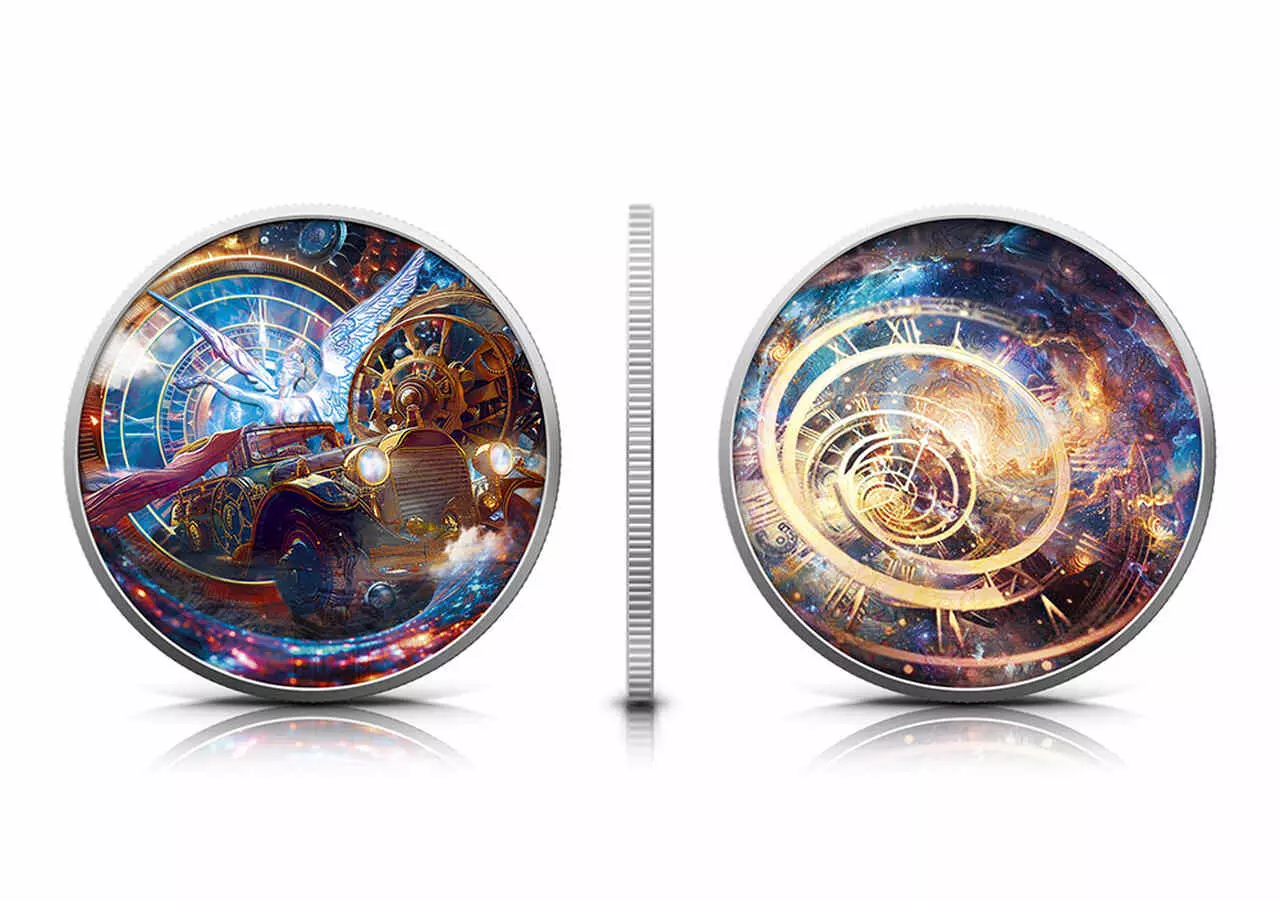 Srebrna moneta Time Travel Mexico Libertad 1 uncja srebra 2024 - obrazek 3