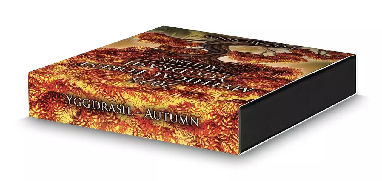 Srebrna moneta Yggdrasil Autumn Mythical Forest 1 uncja srebra 2025 - obrazek 7