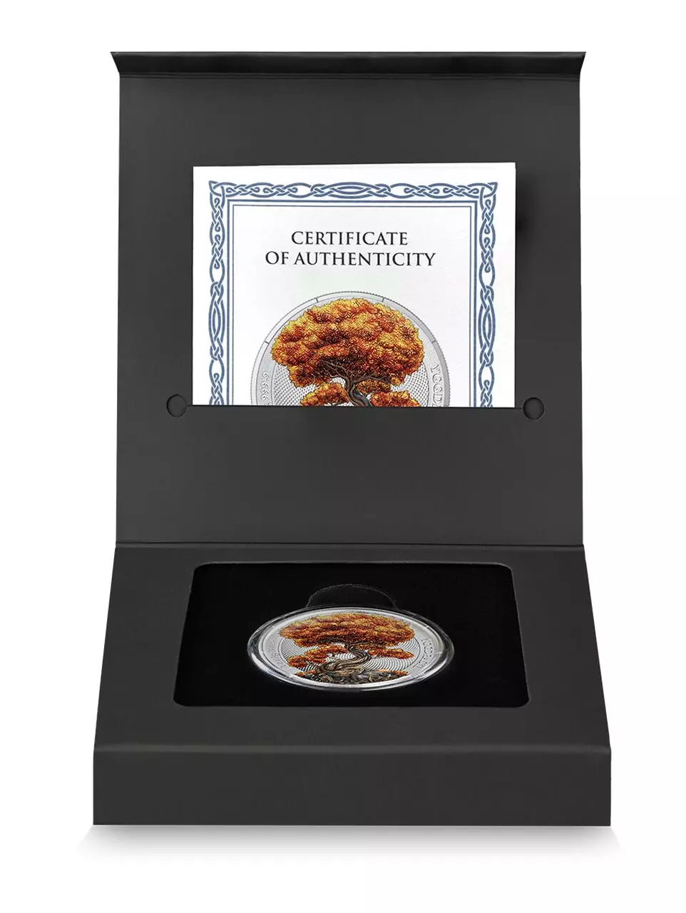 Srebrna moneta Yggdrasil Autumn Mythical Forest 1 uncja srebra 2025 - obrazek 6