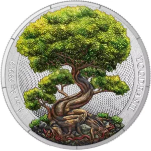 Srebrna moneta Yggdrasil Summer Mythical Forest 1 uncja srebra 2025