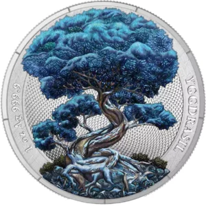 Srebrna moneta Yggdrasil Winter Mythical Forest 1 uncja srebra 2025
