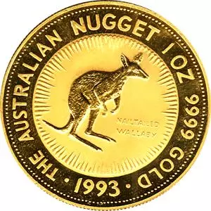 Złota moneta Australian Nugget 1 uncja złota 1993