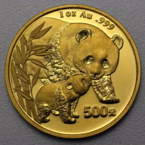 Złota moneta Chińska Panda 1 uncja Złota 2004