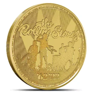 Złota moneta Rolling Stones Legendy Muzyki 1 uncja złota 2022