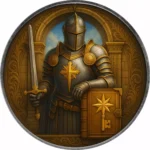 Srebrna moneta Amerykański Orzeł 1 uncja srebra 2025 Knights of Honour Oathkeeper