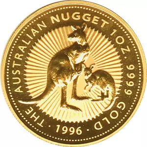 Złota moneta Australian Nugget 1 uncja złota 1996