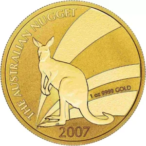 Złota moneta Australijski Kangur 1 uncja Złota 2007