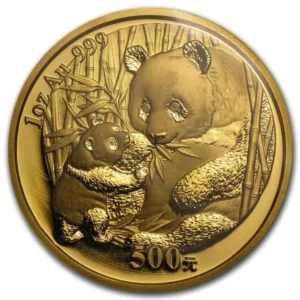 Złota moneta Chińska Panda 1 uncja Złota 2005