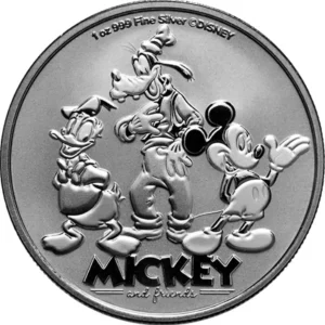 Srebrna Moneta Disney: Mickey & Friends 1 uncja srebra 2025