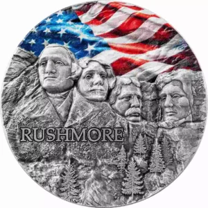 Rushmore Rock-cut Monuments 2 uncje srebra 2024 Special Edition