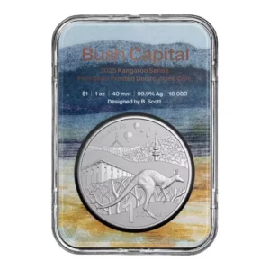 Srebrna Moneta Kangaroo Bush Capital RAM 1 uncja srebra 2025