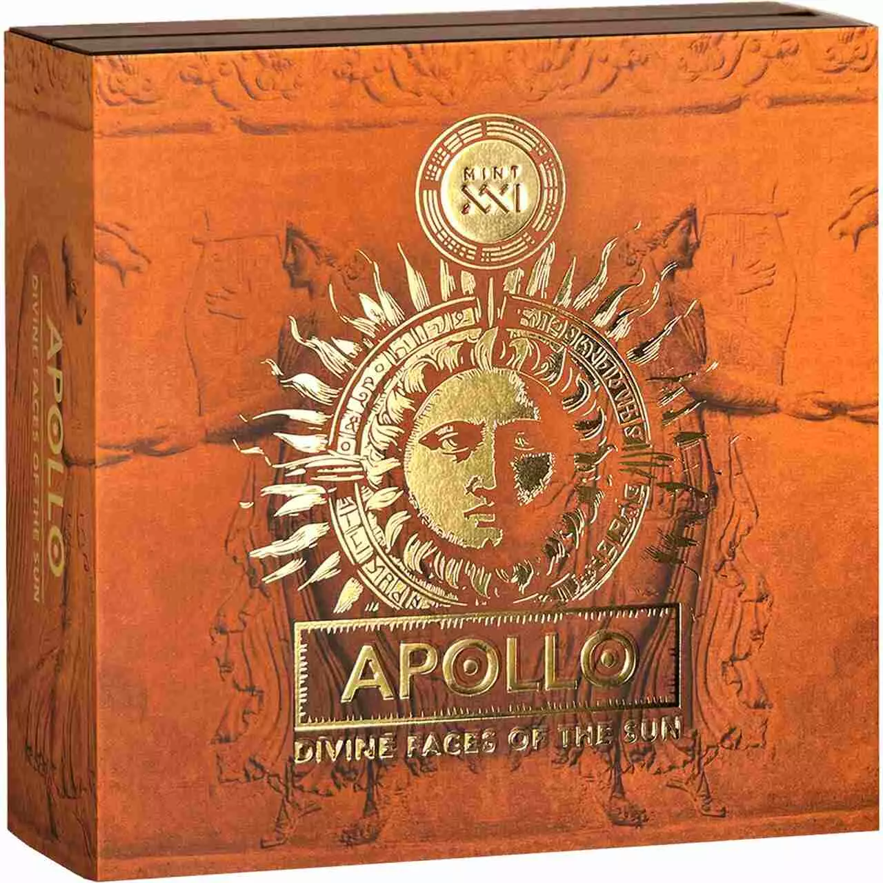 Srebrna moneta Apollo Divine Faces of the Sun 3 uncje srebra 2025 - obrazek 2