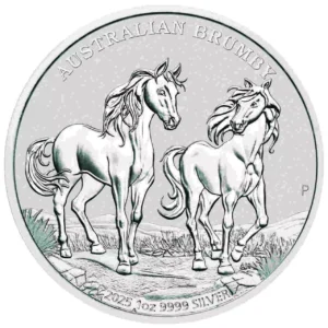 Srebrna moneta Australijski Brumby 1 uncja srebra 2025
