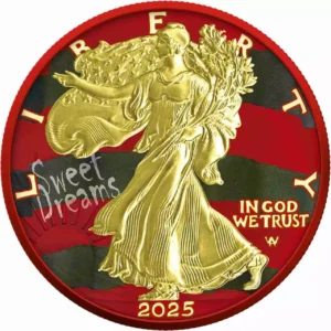 Srebrna moneta Claws of Fear American Eagle 1 uncja srebra 2025