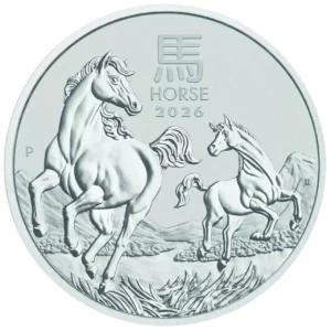 Srebrna moneta Lunar III Rok Konia 1/2 uncji srebra 2026