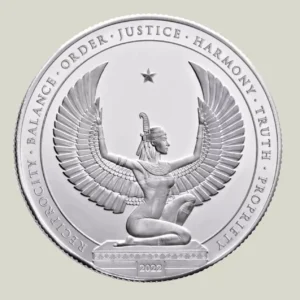 Srebrny numizmat Ma’at 1 uncja srebra