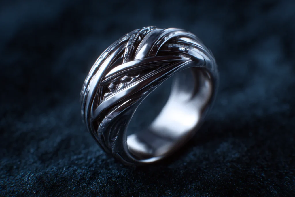 Białe złoto - nowoczesna biżuteria