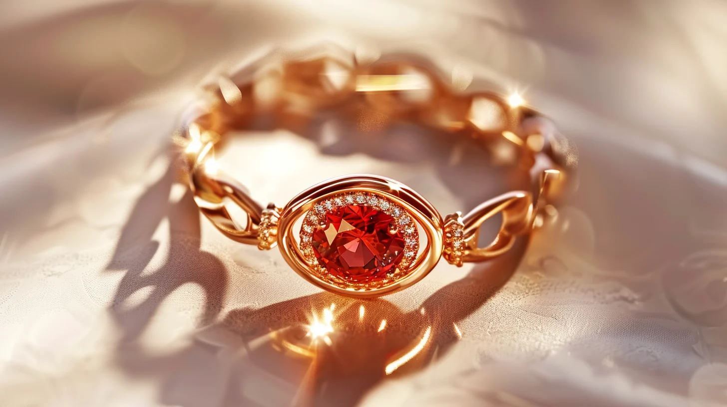 Czerwone złoto – luksusowe pierścionki i naszyjniki