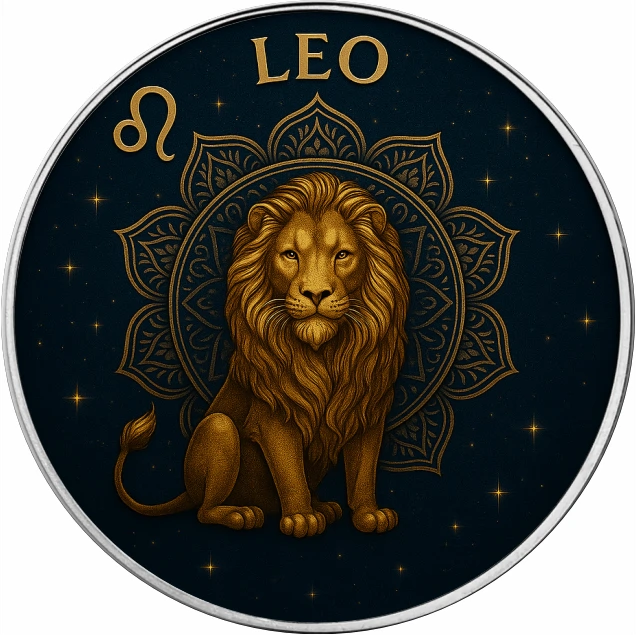 Srebrna moneta Amerykański Orzeł 1 uncja srebra 2025 Zodiac Series: Leo