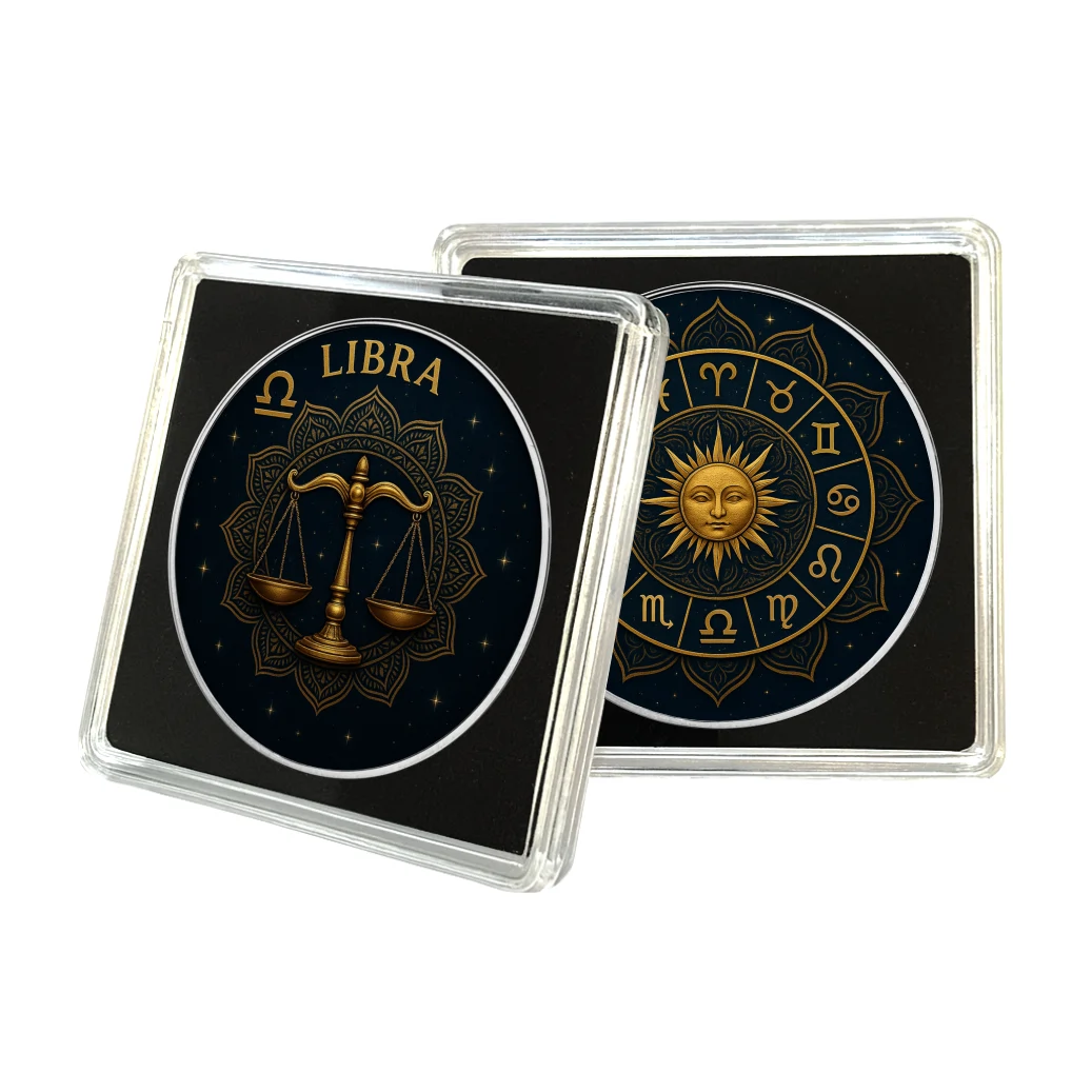 Srebrna moneta Amerykański Orzeł 1 uncja srebra 2025 Zodiac Series: Libra