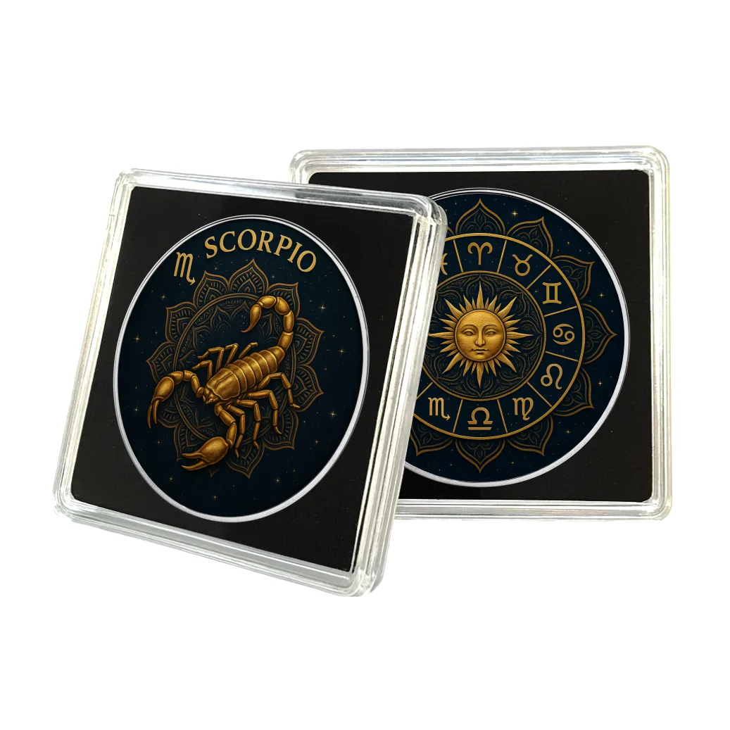 Srebrna moneta Amerykański Orzeł 1 uncja srebra 2025 Zodiac Series: Scorpio - obrazek 3