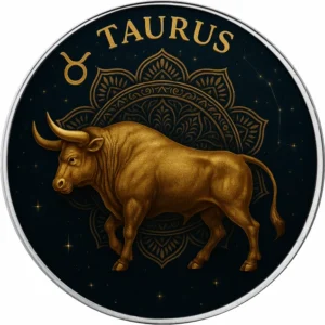 Srebrna moneta Amerykański Orzeł 1 uncja srebra 2025 Zodiac Series: Taurus