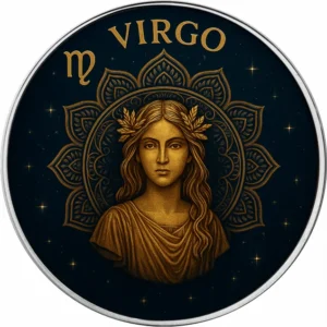 Srebrna moneta Amerykański Orzeł 1 uncja srebra 2025 Zodiac Series: Virgo