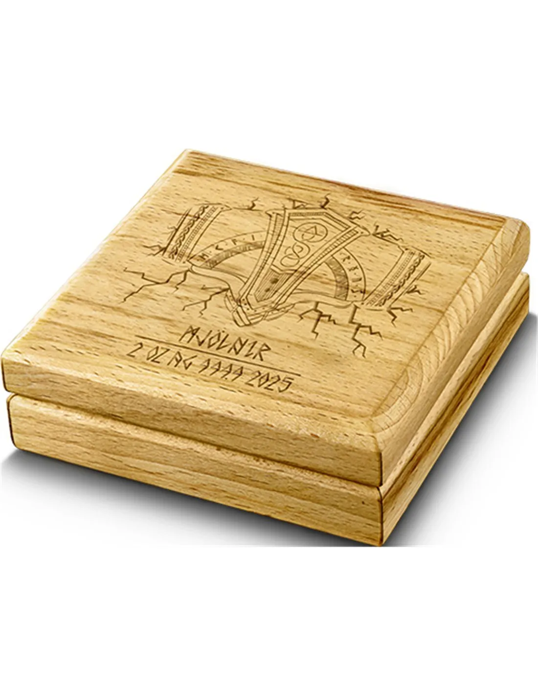 Srebrna Moneta Mjölnir Artefacts 2 uncje srebra 2025 Ultra High Relief