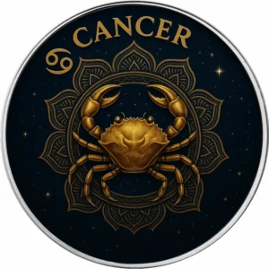Srebrna moneta Amerykański Orzeł 1 uncja srebra 2025 Zodiac Series: Cancer