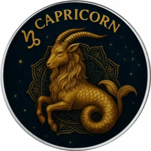 Srebrna moneta Amerykański Orzeł 1 uncja srebra 2025 Zodiac Series: Capricorn