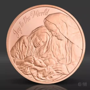 Miedziany medal Joy to the World 1 uncja miedzi 2025