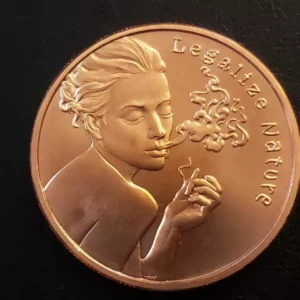 Miedziany medal Legalize Nature 1 uncja miedzi 2025