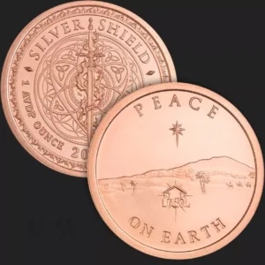 Miedziany medal Peace on Earth 1 uncja miedzi 2025