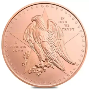 Miedziany medal Texas Commemorative 1 uncja miedzi 2025