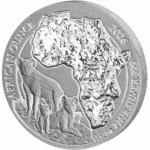 Srebrna moneta Spotted Hyena African Ounce 1/12 uncji srebra 2026